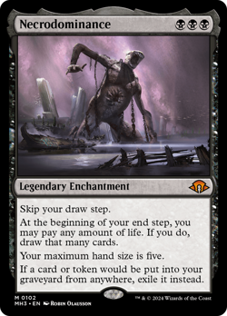 Necrodominance (REGULAR) x1 - MTG Modern Horizons 3 MH3 #102 - Image 1