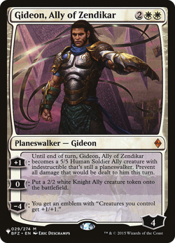 Gideon, Ally of Zendikar (REGULAR) x1 - MTG The List PLST #BFZ-29 - Image 1