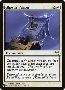Ghostly Prison (REGULAR) x1 - MTG The List PLST #CHK-10 - Image 1