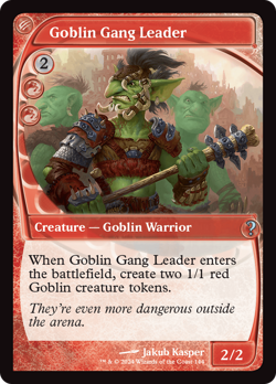 Goblin Gang Leader (REGULAR) x1 - MTG Mystery Booster 2 MB2 #144 - Image 1