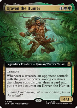 Kraven the Hunter (FOIL) x1 - MTG Marvel's Spider-Man SPM #273 - Image 1
