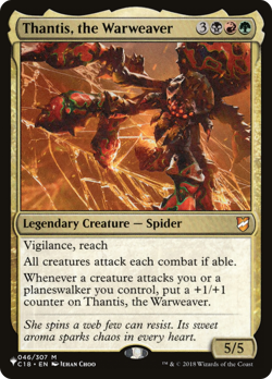 Thantis, the Warweaver (REGULAR) x1 - MTG The List PLST #C18-46 - Image 1