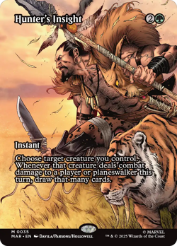 Hunter's Insight (REGULAR) x1 - MTG Marvel Universe MAR #35 - Image 1