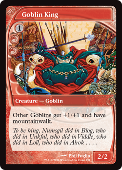 Goblin King (REGULAR) x1 - MTG Mystery Booster 2 MB2 #191 - Image 1