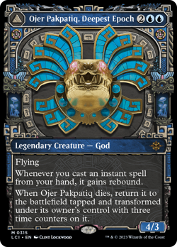 Ojer Pakpatiq, Deepest Epoch // Temple of Cyclical Time (Reg) x1 - MTG LCI #315 - Image 1