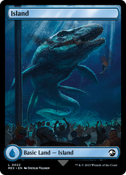Island (REGULAR) x1 - MTG Jurassic World Collection REX #22 - Image 1