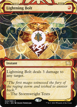 Lightning Bolt (FOIL) x1 - MTG Strixhaven Mystical Archive STA #42 - Image 1