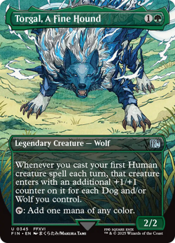 Torgal, A Fine Hound (FOIL) x1 - MTG Final Fantasy FIN #345 - Image 1