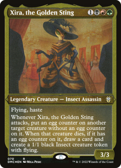 Xira, the Golden Sting (REGULAR) x1 - MTG Dominaria United Commander DMC #70 - Image 1
