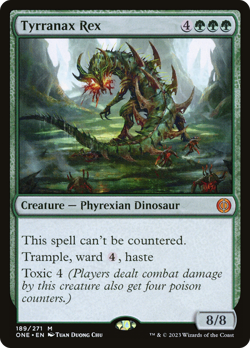 Tyrranax Rex (REGULAR) x1 - MTG Phyrexia: All Will Be One ONE #189 - Image 1