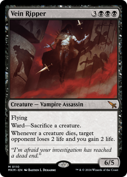 Vein Ripper (REGULAR) x1 - MTG Murders at Karlov Manor MKM #110 - Image 1