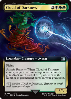 Cloud of Darkness (FOIL) x1 - MTG Final Fantasy FIN #481 - Image 1