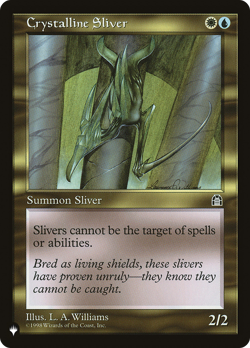 Crystalline Sliver (REGULAR) x1 - MTG The List PLST #STH-127 - Image 1