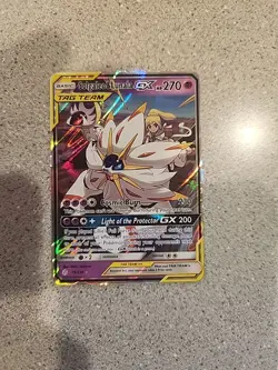 Pokemon Solgaleo & Lunala GX 75/236 Sm-Cosmic Eclipse Holo - Image 1