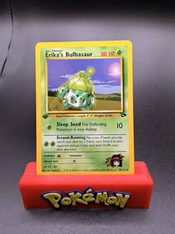 1st Edition Erika’s Bulbasaur 39/132 - Gym Challenge - Near Mint Pokemon - Image 1