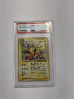 1997 Pokemon Japanese Jungle #135 Jolteon Holo PSA 9 MINT - Image 1