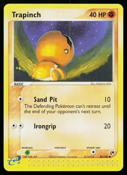 Trapinch 82/100 Common Sandstorm Pokemon Lightly Played - Image 1
