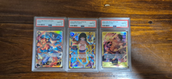 one piece tcg Luffy, Ace, Sabo all Psa 10s - Image 1