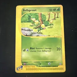 Pokemon TCG Card - Bellsprout 45/147 Aquapolis Uncommon Vintage E-Reader LP - Image 1