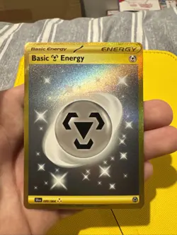 Basic Metal Energy (099/064) Shrouded Fable Gold Ultra Rare Pokemon Card - Image 1