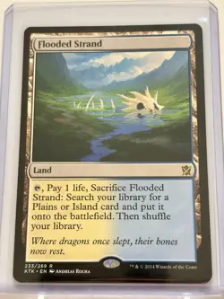 Magic the Gathering MTG: Khans of Tarkir - Flooded Strand - 233 - NM - Image 1