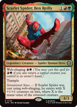 Scarlet Spider, Ben Reilly (REGULAR) x1 - MTG Marvel's Spider-Man SPM #142 - Image 1