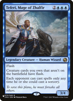 Teferi, Mage of Zhalfir (REGULAR) x1 - MTG The List PLST #IMA-75 - Image 1