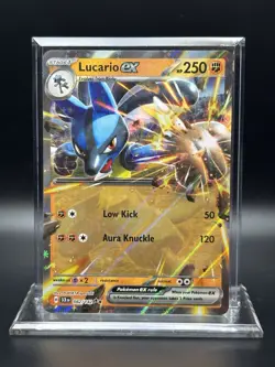 2024 Pokemon Stellar Crown - Lucario Ex Holo No. 82/142 - Image 1