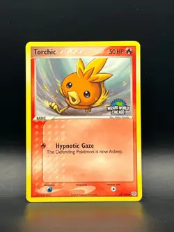 Pokemon 2005 Ex Emerald- Torchic #69 Wizard World Chicago Stamped Promo Rare-NM - Image 1