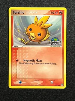 Pokemon 2005 Ex Emerald- Torchic #69 Wizard World Chicago Stamped Promo Rare-NM - Image 2