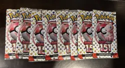 Pokemon 151 Booster Packs x8 Scarlet & Violet - English - New/Sealed - Image 1