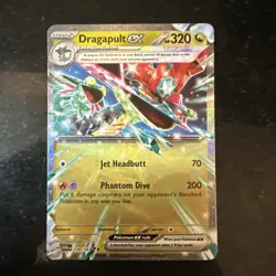 Pokemon TCG Twilight Masquerade- Dragapult EX 130/67 Holo Double Rare - Image 1