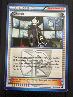 Pokemon - Plasma Freeze - Ghetsis (Team Plasma) 101/116 - Rare LP - Image 1