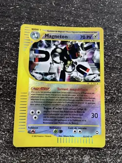 MAGNETON REVERSE - POKEMON 22/147 AQUAPOLIS WIZARDS FR - Image 1
