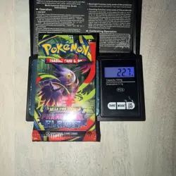 VERY HEAVY 22.7g! Pokemon TCG Phantasmal Flames Sleeved Booster Pack (SEALED) - Image 1