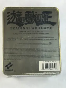 YUGIOH 2002 Red-Eyes B. Dragon BPT Booster Pack Collector's Tin - SEALED #1 - Image 2