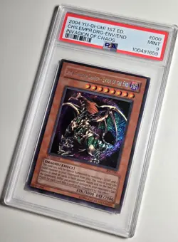 2004 YU-GI-OH! Chaos Emperor Dragon Envoy of the End 1st Ed IOC-000 PSA 9 - Image 3