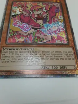Live Twin Ki-sikil 1st Edition Quarter Century Secret Rare RA04-EN035 Yu-Gi-Oh! - Image 5