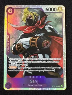 Sanji OP07-064 SR Cold Foil The Best Vol.2 -Near Mint- One Piece CCG - Image 1