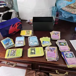 550+ Pokemon Cards | Bulk Lot Plus Darkness Ablaze Box - Image 1