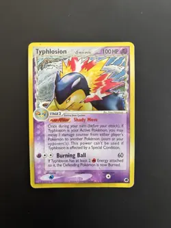 Typhlosion (Delta Species) 12/101 Dragon Frontiers Holo Pokemon Card - Image 1