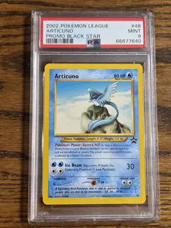 Pokemon Wotc Black Star Promo # 48 Articuno PSA 9 Sweet Card - Image 1