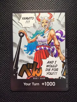 Yamato DON!! Card 1st ANNIVERSARY One Piece Card Game ENGLISH FOIL NM - Image 1