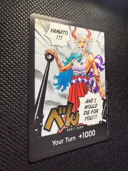 Yamato DON!! Card 1st ANNIVERSARY One Piece Card Game ENGLISH FOIL NM - Image 3