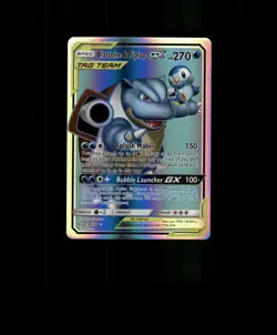 Fan-Art READ DESCRIPTION BELOW HOLO Blastoise Card Blastoise Pokemon Card p3 - Image 1