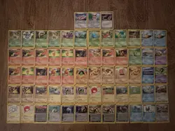Pokemon TCG EX Ruby & Sapphire 63 Card Lot - Cyndaquil, Torchic, Makuhita - Image 1