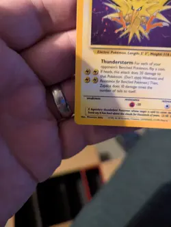 Pokemon TCG Zapdos Holo Rare Card Base Set, 16/102 - Image 5