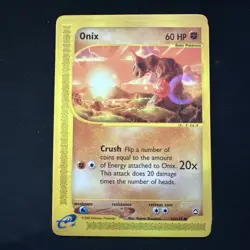 Pokemon Card - Onix Aquapolis 98/147 Common NM- - Image 1