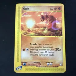 Pokemon Card - Onix Aquapolis 98/147 Common NM- - Image 3