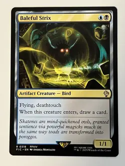 Baleful Strix Commander: Final Fantasy Non-Foil Regular MTG NM - Image 1